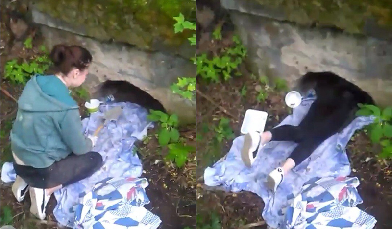 Гродзенскія валанцёры пяць гадзін капалі тунэль каб уратаваць сабаку