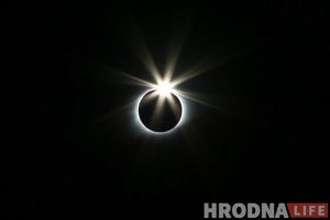 "Пярсцёнак з дыямантам". Гродзенка сфатаграфавала "вялікае амерыканскае зацьменне"