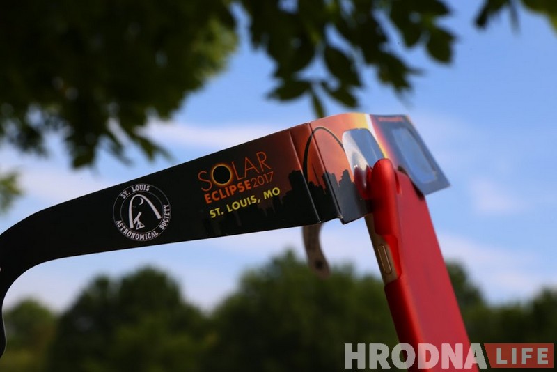 "Пярсцёнак з дыямантам". Гродзенка сфатаграфавала "вялікае амерыканскае зацьменне"