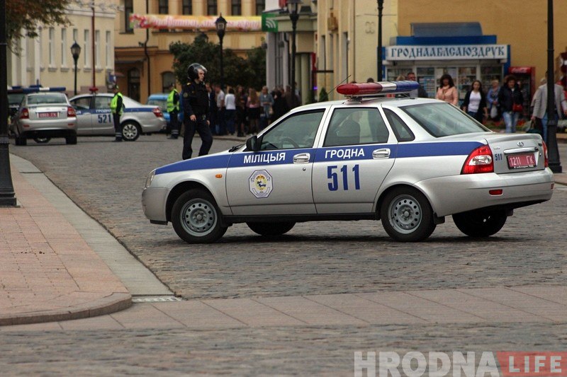 Вучэнні ў цэнтры горада паспелі напалохаць гараджан