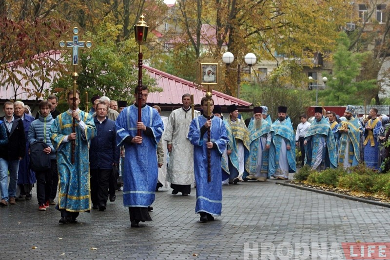 Праваслаўныя вернікі Гродна адзначаюць Пакровы і 110-годдзе з Дня асвячэння Свята-Пакроўскага сабору Праваслаўныя вернікі Гродна адзначаюць Пакровы і 110-годдзе з Дня асвячэння Свята-Пакроўскага сабору