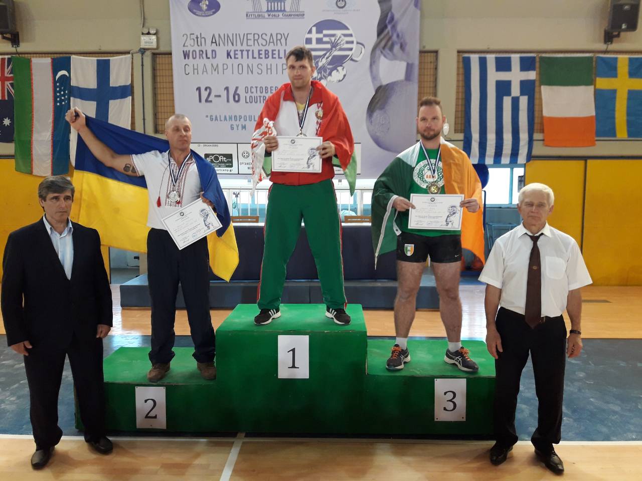 Піліце гіры, яны залатыя! Гродзенец стаў чэмпіёнам свету па гіравым спорце