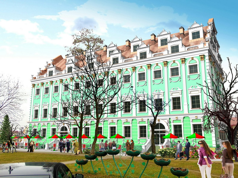 Замест пяцізоркавага гатэля ў цэнтры Гродна можа з'явіцца офісны будынак з "Макдональдсам"