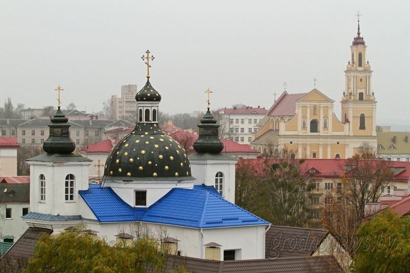Гродна з вышыні аглядных пляцовак, папулярных у турыстаў