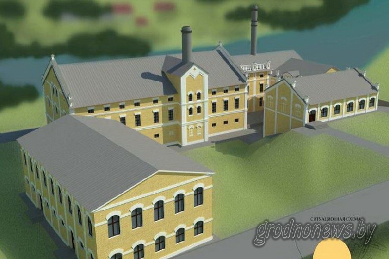 На бывшем пивзаводе начали восстанавливать крышу