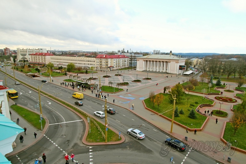 Гродна з вышыні аглядных пляцовак, папулярных у турыстаў