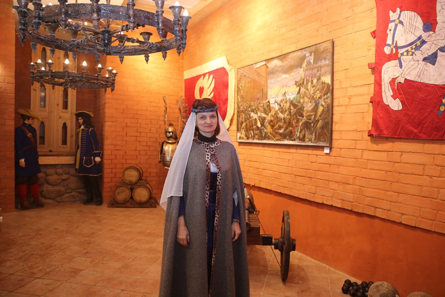 Пасля працяглай рэстаўрацыі ў Лідскім замку адкрылі вежу Вітаўта (фота)