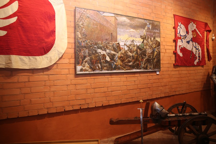 Пасля працяглай рэстаўрацыі ў Лідскім замку адкрылі вежу Вітаўта (фота)