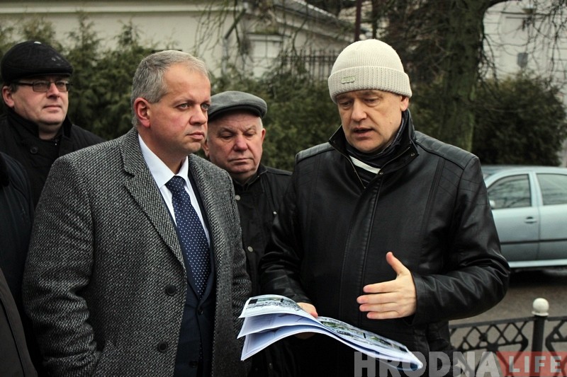 Міністр культуры Юрый Бондар наведаў у Гродне Стары замак і Каложу