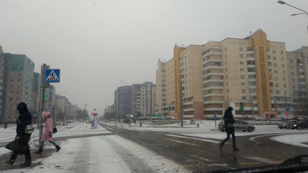 Моцны галалёд у Гродне стаў прычынай аварый: САГ зноў спазніўся?