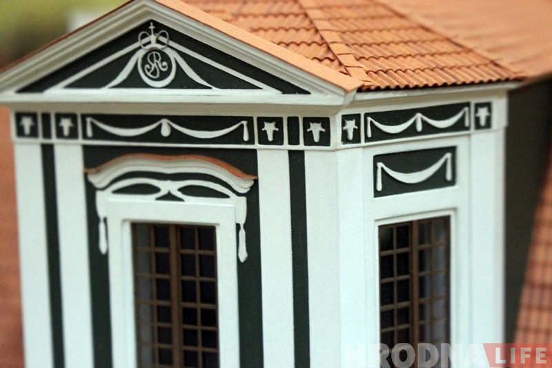 У Гродне адбудавалі каралеўскую рэзідэнцыю Аўгустова. У маштабе 1/100 У Гродне адбудавалі каралеўскую рэзідэнцыю Аўгустова. У маштабе 1/100