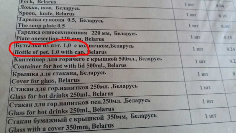 Фотафакт: у прыдарожным кафэ каля Ліды прадаюць "суп з мухамі"