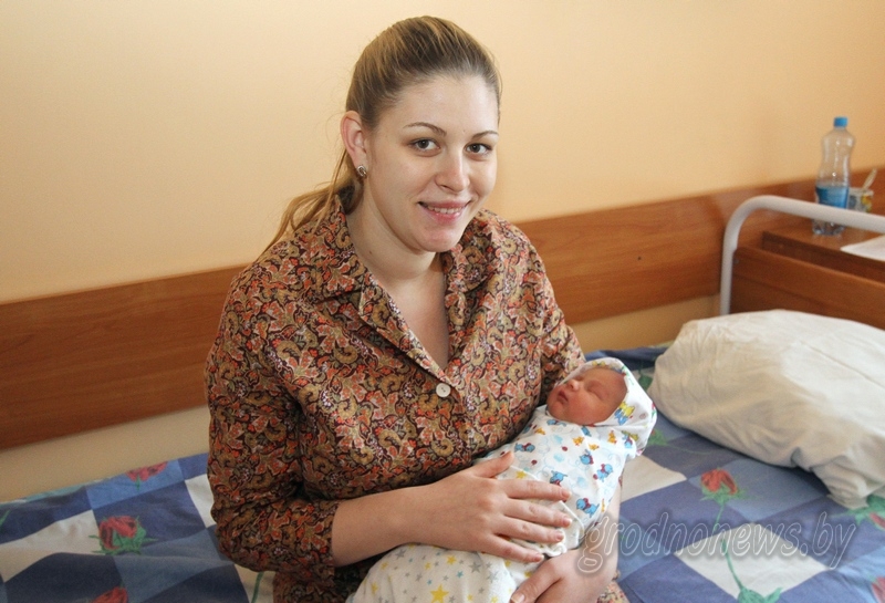 У Гродне за першы дзень новага года нарадзілася пяцёра дзяцей