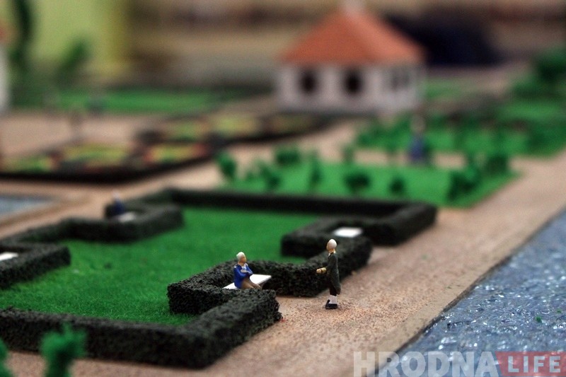 У Гродне адбудавалі каралеўскую рэзідэнцыю Аўгустова. У маштабе 1/100 У Гродне адбудавалі каралеўскую рэзідэнцыю Аўгустова. У маштабе 1/100