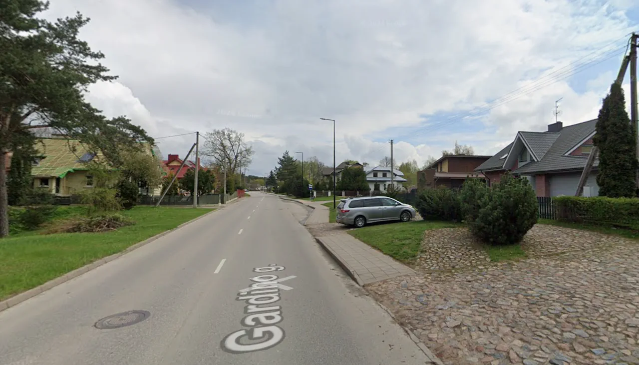 Вуліца Гродзенская ў Алітусе. Фота: Google Maps