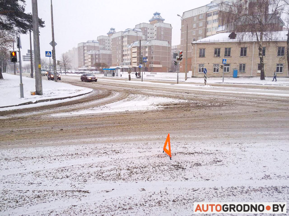 У Гродне выпаў снег: рэпартаж з першага ДТЗ