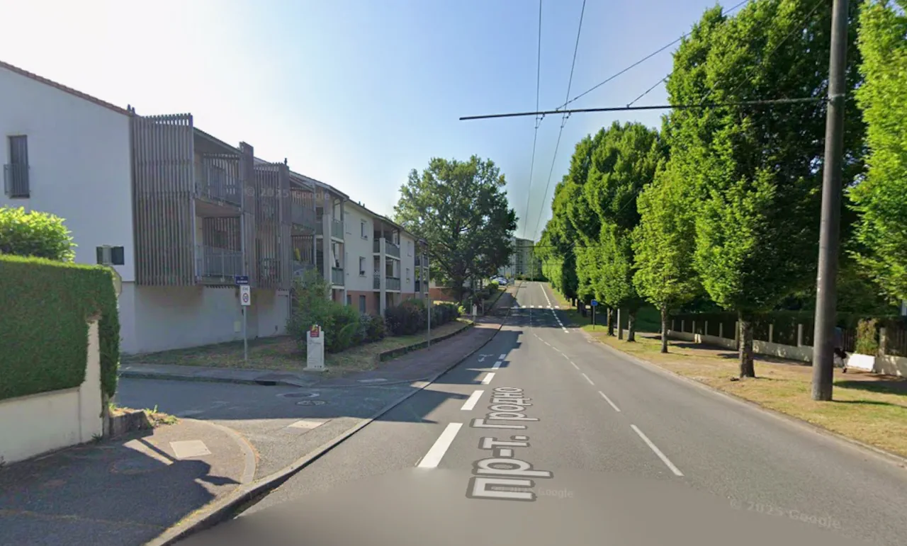 Вуліца Гродзенская ў Ліможы. Фота: Google Maps