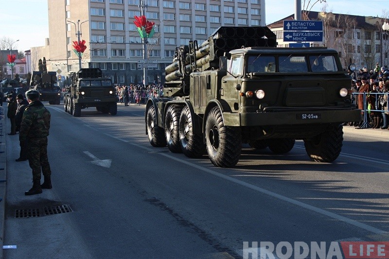 У Гродне з размахам адзначаюць 100-годдзе Узброеных сіл У Гродне з размахам адзначаюць 100-годдзе Узброеных сіл