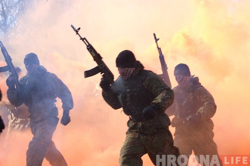 У Гродне з размахам адзначаюць 100-годдзе Узброеных сіл У Гродне з размахам адзначаюць 100-годдзе Узброеных сіл