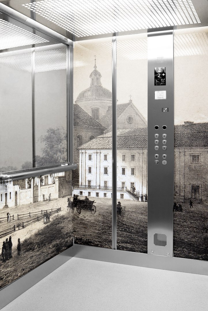 Мінчукі распрацавалі макет для ліфта з выявай Фарнага касцёла