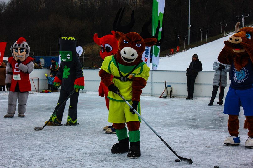 Талісман гродзенскага "Нёмана" Губі выступіў на літоўскім фестывалі: вясёлыя фоты