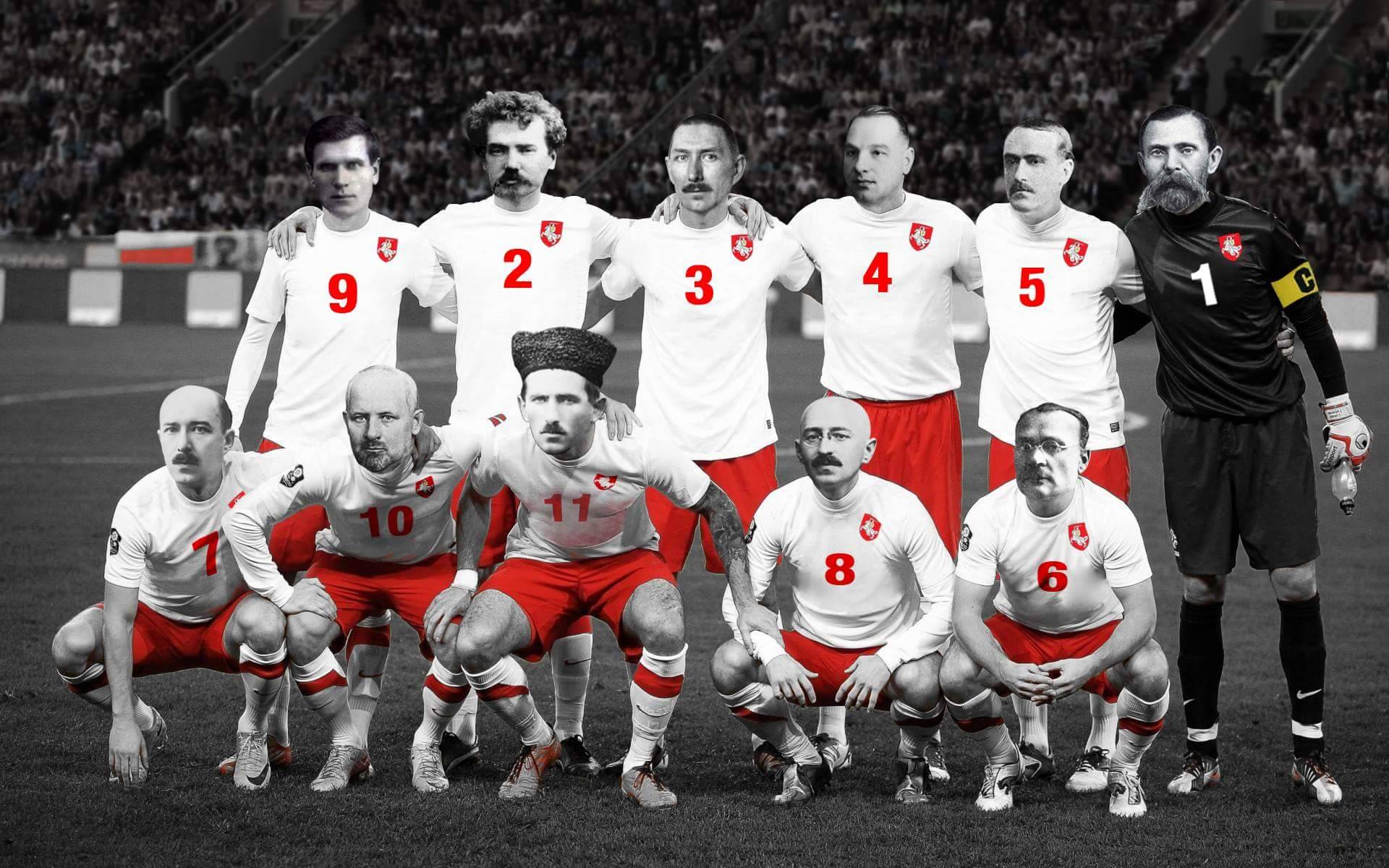 Фотафакт: як «выглядала» футбольная каманда айцоў БНР