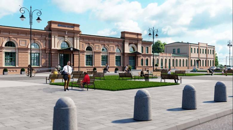 Чыгуначны вакзал у Беластоку адрамантуюць: будзе выглядаць, "як пры цары" (візуалізацыя)
