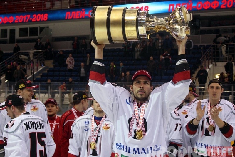 Легіянер "Нёмана" Гжэгаж Пасют пра беларускі хакей: "Многія палякі хацелі б тут гуляць"