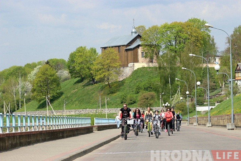 У Гродне прайшла першая велаэкскурсія