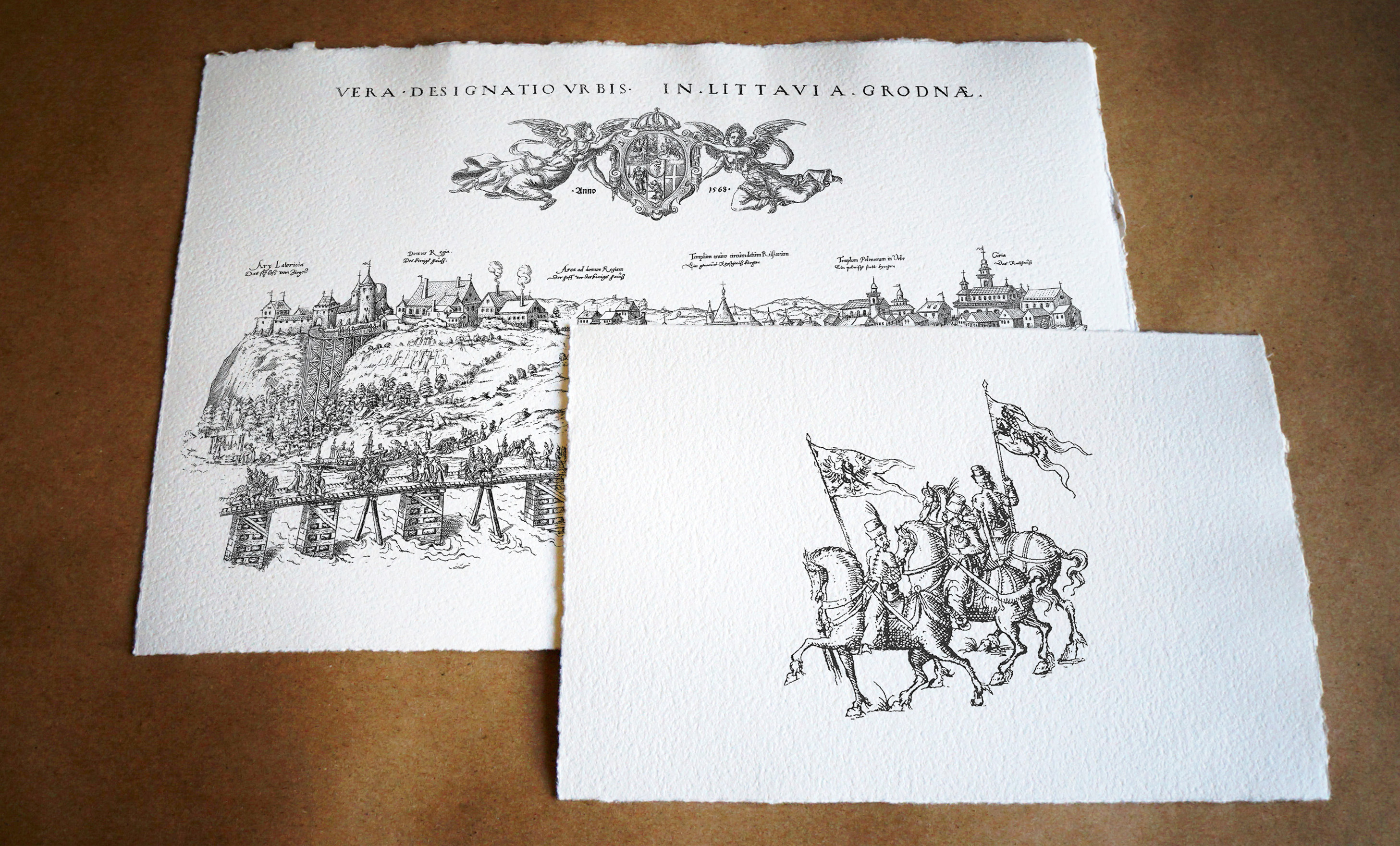 Рэдкая гравюра Гродна будзе і ў Беларусі. Грошы на праект сабралі за 13 дзён