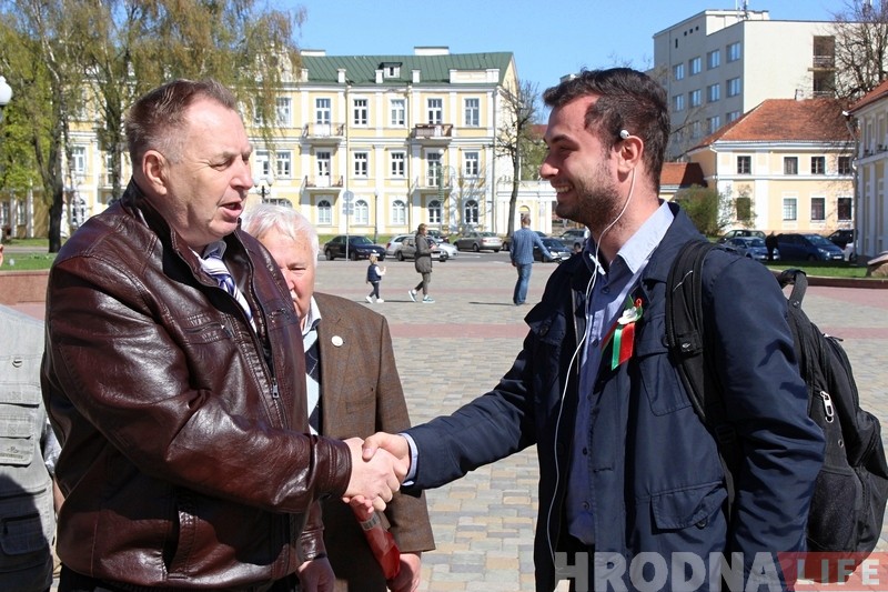 "Відаць, што ў людзей настальгія па СССР". Польскі турыст пра Дзень нараджэння Леніна ў Гродне