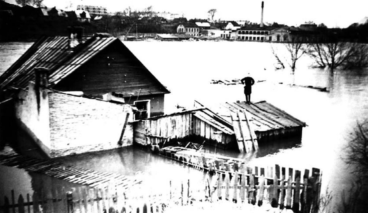 Вялікі патоп на Нёмане: як затапіла Гродна ў красавіку 1958 года