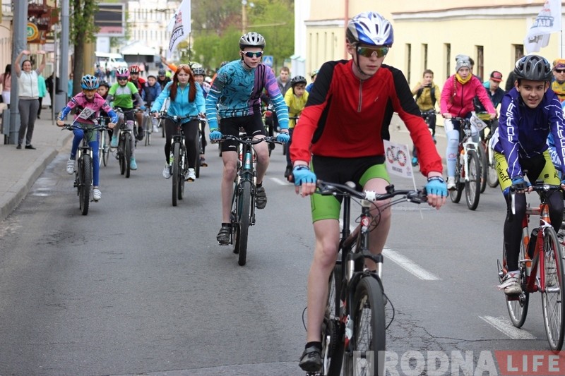 З Гродна стартаваў 6-дзённы велапрабег у падтрымку ўстойлівага развіцця