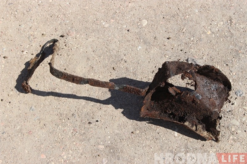 На Калючынскай будаўнікі натыкнуліся на падмуркі старога дома На Калючынскай будаўнікі натыкнуліся на падмуркі старога дома