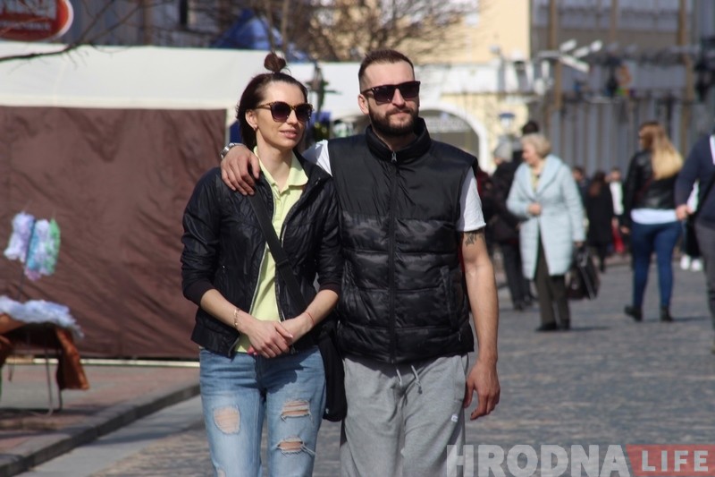 Прыйшла вясна: гродзенцы пачынаюць распранацца Прыйшла вясна: гродзенцы пачынаюць распранацца