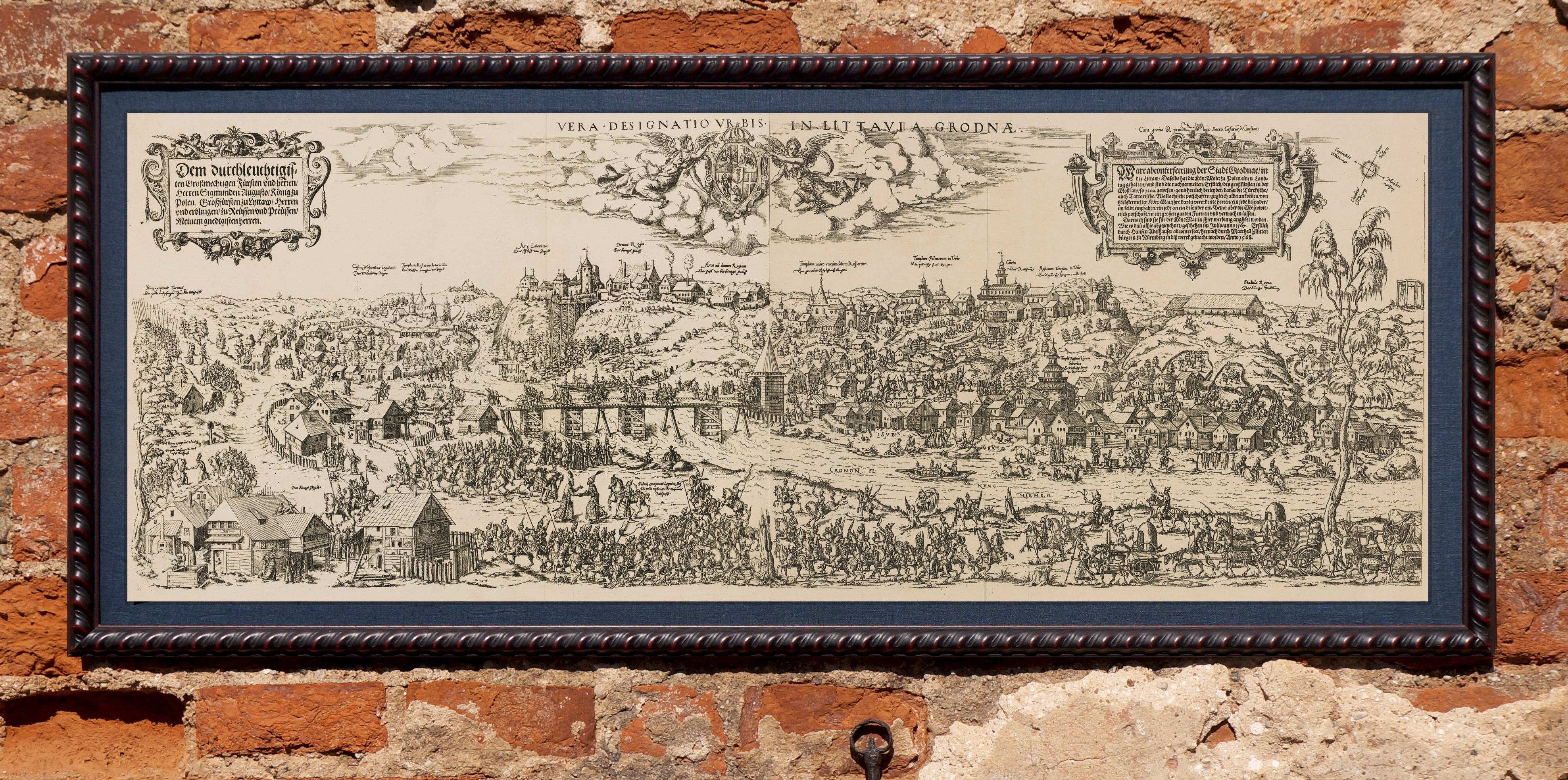 Мінчукі і гродзенец адновяць гравюру 1568 года і падораць музею