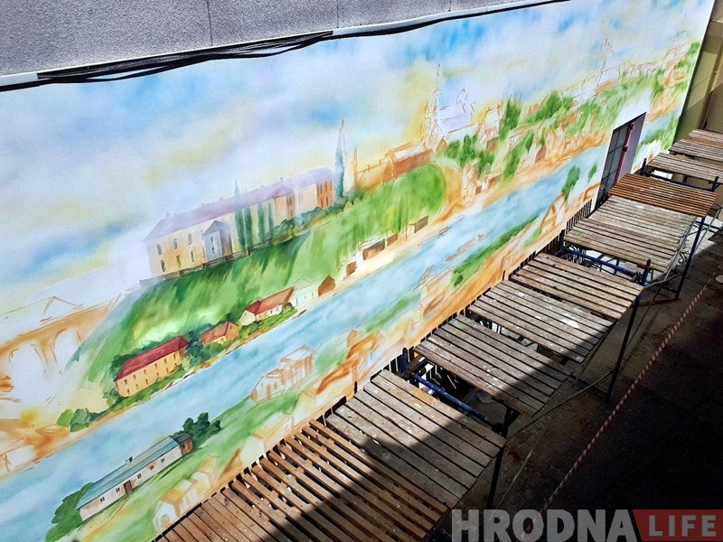 У двары гандлёвага цэнтра ABC будзе яшчэ адна выява старога Гродна У двары гандлёвага цэнтра ABC будзе яшчэ адна выява старога Гродна