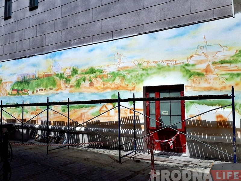 У двары гандлёвага цэнтра ABC будзе яшчэ адна выява старога Гродна У двары гандлёвага цэнтра ABC будзе яшчэ адна выява старога Гродна