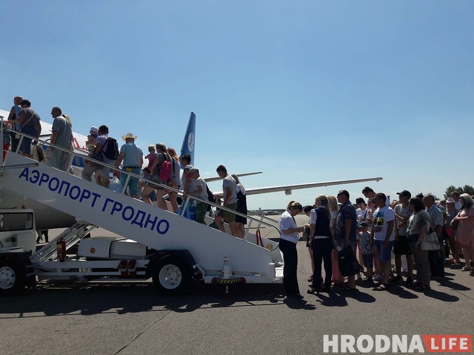 Першы сёлетні самалёт у Турцыю адляцеў з гродзенскага аэрапорта