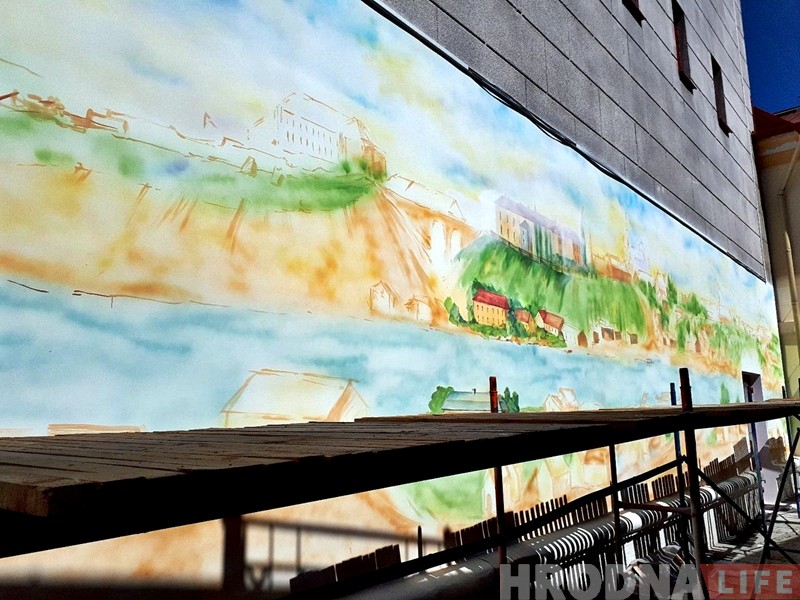 У двары гандлёвага цэнтра ABC будзе яшчэ адна выява старога Гродна У двары гандлёвага цэнтра ABC будзе яшчэ адна выява старога Гродна