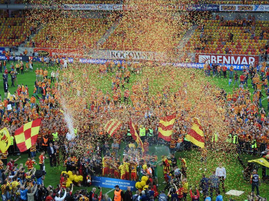 Беласток - горад дзе жывуць футболам: "Ягелонія" зноў сярод лідараў чэмпіянату Польшчы Беласток - горад дзе жывуць футболам: "Ягелонія" зноў сярод лідараў чэмпіянату Польшчы