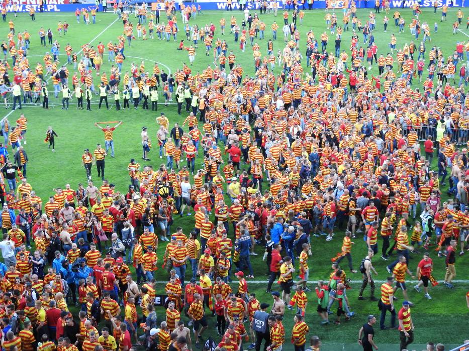 Беласток - горад дзе жывуць футболам: "Ягелонія" зноў сярод лідараў чэмпіянату Польшчы Беласток - горад дзе жывуць футболам: "Ягелонія" зноў сярод лідараў чэмпіянату Польшчы