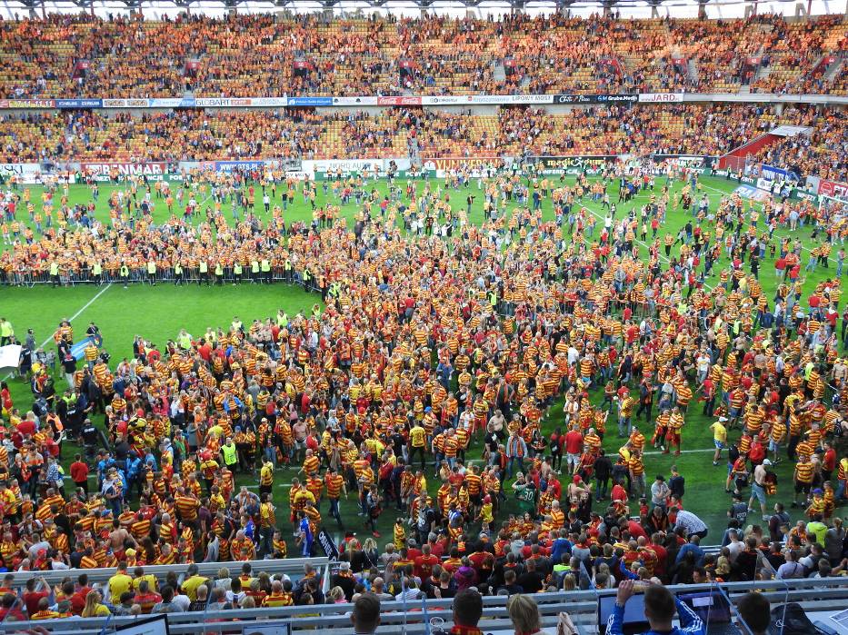 Беласток - горад дзе жывуць футболам: "Ягелонія" зноў сярод лідараў чэмпіянату Польшчы Беласток - горад дзе жывуць футболам: "Ягелонія" зноў сярод лідараў чэмпіянату Польшчы