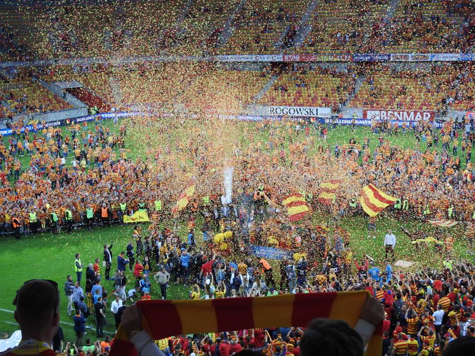 Беласток - горад дзе жывуць футболам: "Ягелонія" зноў сярод лідараў чэмпіянату Польшчы Беласток - горад дзе жывуць футболам: "Ягелонія" зноў сярод лідараў чэмпіянату Польшчы