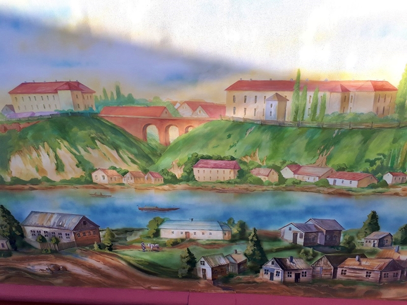 Па матывах Напалеона Орды: у двары гандлёвага цэнтра ABC з'явілася выява старога Гродна Па матывах Напалеона Орды: у двары гандлёвага цэнтра ABC з'явілася выява старога Гродна