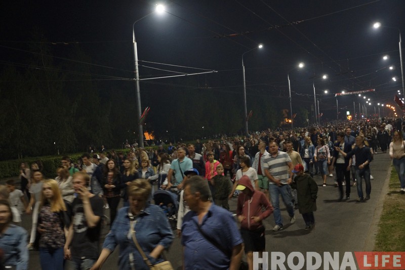 ФОТА: Cалют перамогі прагрымеў над Гродна ФОТА: Cалют перамогі прагрымеў над Гродна
