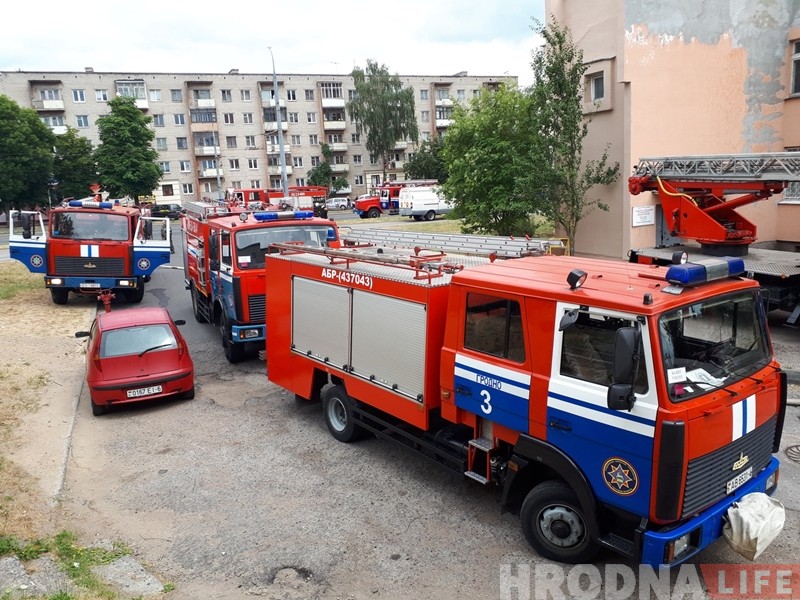 Тры чалавекі загінулі пры пажары ў Гродне Тры чалавекі загінулі пры пажары ў Гродне