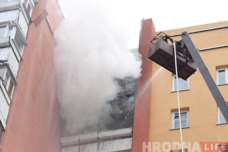 Тры чалавекі загінулі пры пажары ў Гродне Тры чалавекі загінулі пры пажары ў Гродне