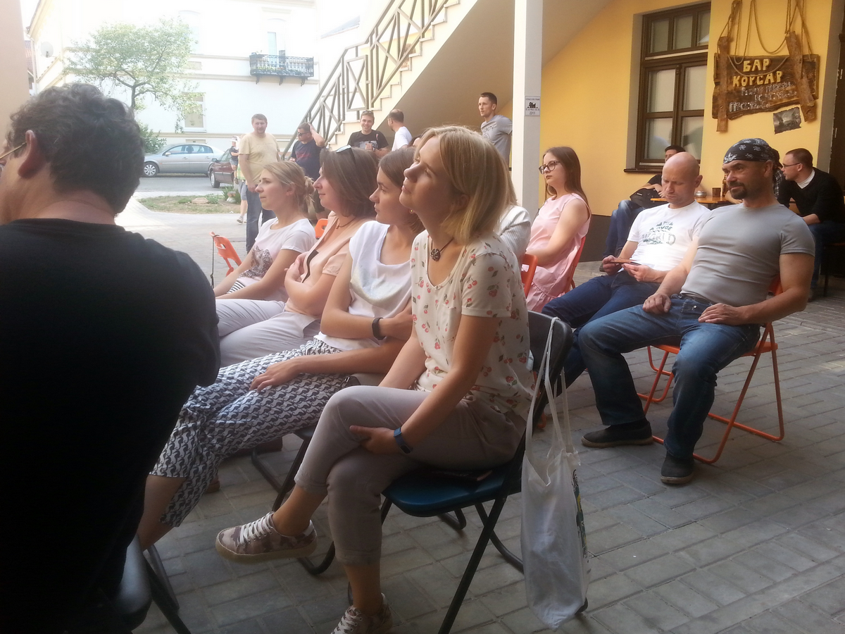 Show must go on. У Гродне прайшоў літаратурны фестываль Show must go on. У Гродне прайшоў літаратурны фестываль