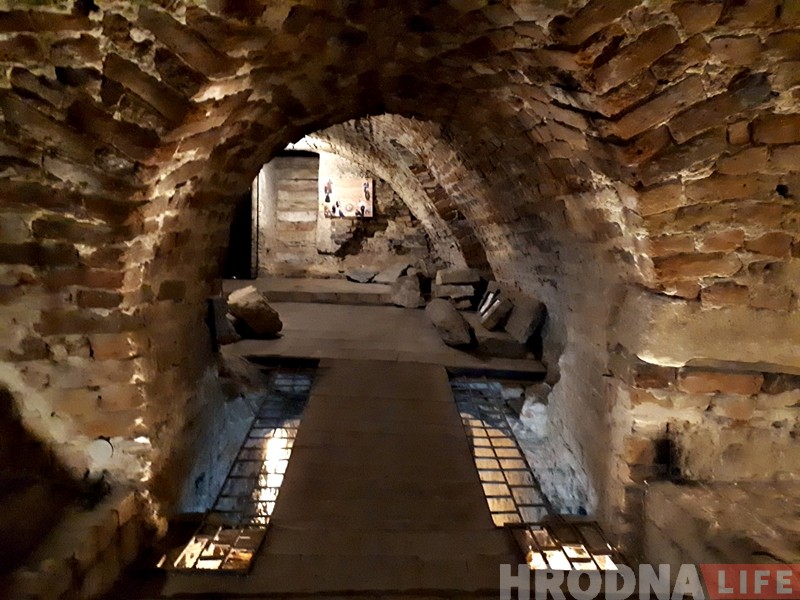 Глядзіце, як выглядаюць старыя падвалы дома купца Мураўёва ў Гродне